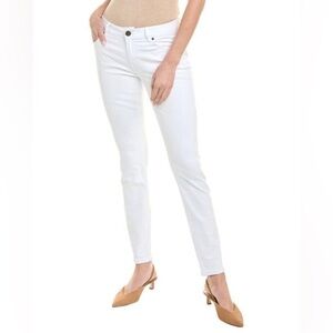 Cabi White Indie Straight Leg Stretch Cotton Blend Jeans Style 752 sz 4